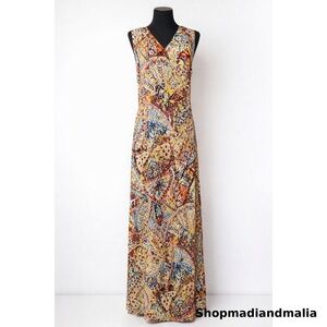 Soft Surroundings Boho Patchwork Maxi Dress | Festival 
Sz Large